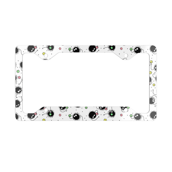 Susuwatari Soot Sprite Studio Ghibli Metal Car Plate Frame