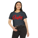 Choke Me Red Women's Crop Top / T-shirt