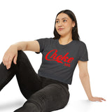 Choke Me Red Women's Crop Top / T-shirt
