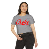 Choke Me Red Women's Crop Top / T-shirt