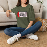 Warning Low Social Battery Unisex T-Shirt