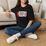 Warning Low Social Battery Unisex T-Shirt