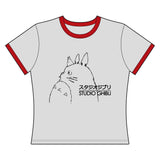 Studio Ghibli Women's Ringer Cropped Tee - Geeks Pride