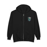 Slytherin Crest #2 Pocket Unisex Zip Up Hoodie
