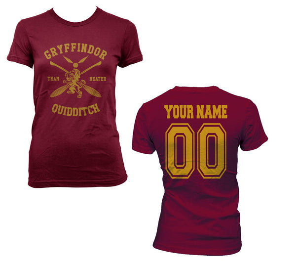 Customize - Gryffindor Quidditch Team Beater Women T-shirt Tee