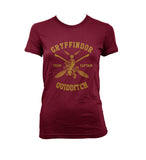 Customize - Gryffindor Quidditch Team Captain Women T-shirt Tee