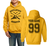 Customize - Hufflepuff Quidditch Team Chaser Youth / Kid Hoodie