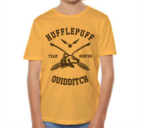 Hufflepuff Quidditch Team Keeper Youth Short Sleeve T-Shirt