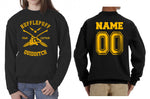 Customize - Hufflepuff Quidditch Team Captain Youth / Kid Sweatshirt