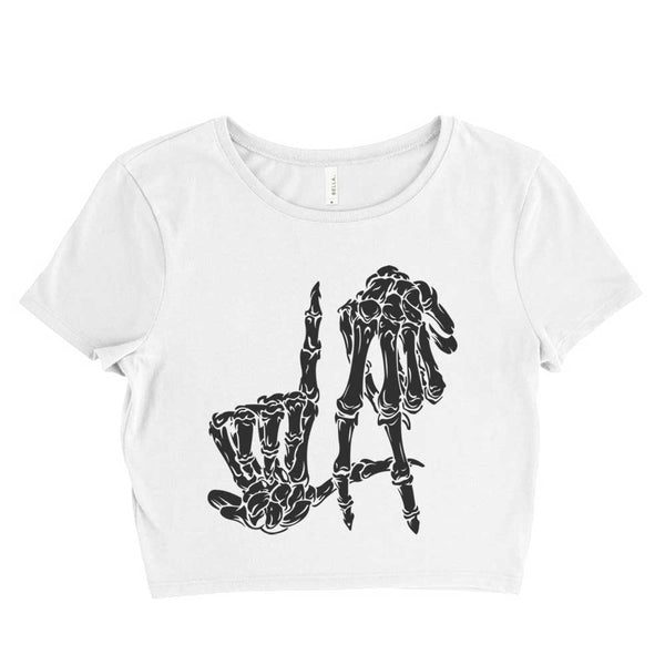 LA Skeleton Women’s Crop Tee