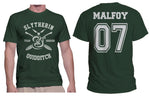 Malfoy 07 Slytherin Quidditch Team Seeker Men T-Shirt
