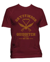 Old Design Gryffindor Quidditch Team Captain Men T-Shirt