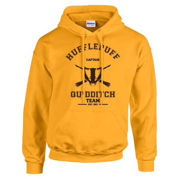 Hufflepuff Quidditch Team Captain Old Design Pullover Hoodie