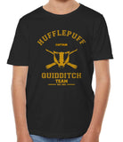 Customize - Hufflepuff Quidditch Team Captain Old Design Youth Short Sleeve T-Shirt