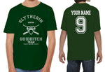 Customize - Slytherin Quidditch Team Keeper Old Design Youth Short Sleeve T-Shirt