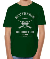 Customize - Slytherin Quidditch Team Keeper Old Design Youth Short Sleeve T-Shirt