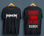 Bigger Than Satan Bieber Purpose Men T-Shirt