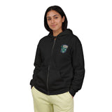 Slytherin Crest #2 Pocket Unisex Zip Up Hoodie