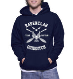Customize - Ravenclaw Quidditch Team Captain White Ink Pullover Hoodie