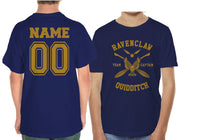 Customize - Ravenclaw Quidditch Team Captain Youth Short Sleeve T-Shirt