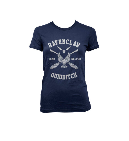 Ravenclaw Quidditch Team Keeper White Ink Women T-shirt Tee
