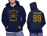 Customize - Ravenclaw Quidditch Team Keeper Yellow Ink Pullover Hoodie