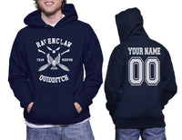 Customize - Ravenclaw Quidditch Team Keeper White Ink Pullover Hoodie