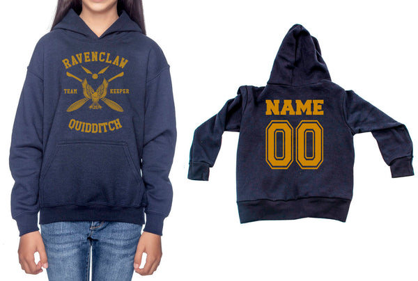 Customize - Ravenclaw Quidditch Team Keeper Youth / Kid Hoodie