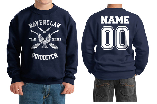 Customize - Ravenclaw Quidditch Team Seeker White Ink Youth / Kid Sweatshirt
