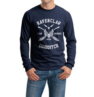 Ravenclaw Quidditch Team Seeker White Ink Men Long sleeve t-shirt