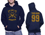 Customize - Ravenclaw Quidditch Team Seeker Yellow Ink Pullover Hoodie