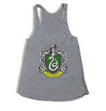 Slytherin Crest #1 Women Tri-Blend Racerback Tank