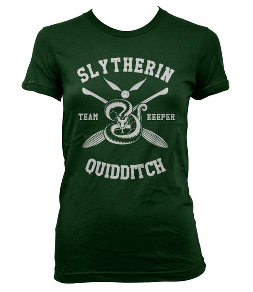 Slytherin Quidditch Team Keeper Women T-shirt Tee