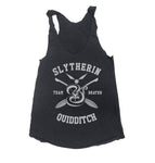 Slytherin Quidditch Team Beater Women Tri-Blend Racerback Tank