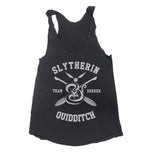 Slytherin Quidditch Team Seeker Women Tri-Blend Racerback Tank