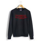 Stranger Things Red Outline Unisex Crewneck Sweatshirt