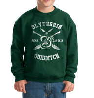 Customize - Slytherin Quidditch Team Captain Youth / Kid Sweatshirt