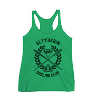 Slytherin Dueling Club Women Tri-Blend Racerback Tank