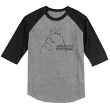 Studio Ghibli 3/4 sleeve raglan shirt