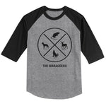 The Marauders X Unisex 3/4 sleeve raglan T-shirt