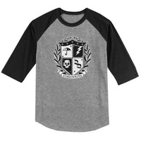 Umbrella Academy Crest 3/4 sleeve raglan shirt