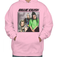 Billie Eilish 90's B Unisex Pullover Hoodie