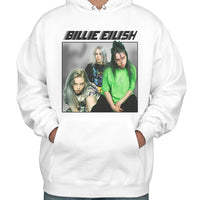 Billie Eilish 90's B Unisex Pullover Hoodie