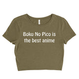 Boku No Pico is the best anime Women’s Crop Tee / Crop Top