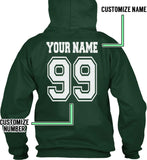 Customize - Slytherin Crest #2 Bw Pullover Hoodie
