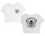 Deadlock Rebels front and back Women’s Crop Tee / Crop Top