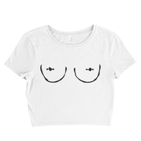 Free the pierce nipple Women’s Crop Tee