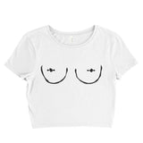 Free the pierce nipple Women’s Crop Tee