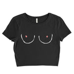 Free the pink nipple Women’s Crop Tee