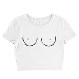 Free the pink nipple Women’s Crop Tee